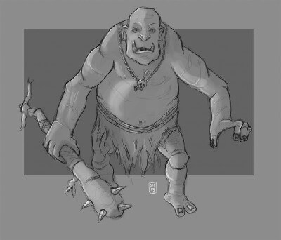 Illustration of an ogre