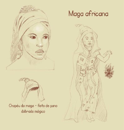 Illustration of an African woman